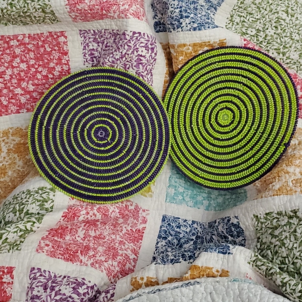 Plate/bowl handmade coasters